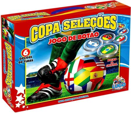 Jogo de Botão Copa Seleção com Vários Times Super Divertido Lugo - Outros  Jogos - Magazine Luiza