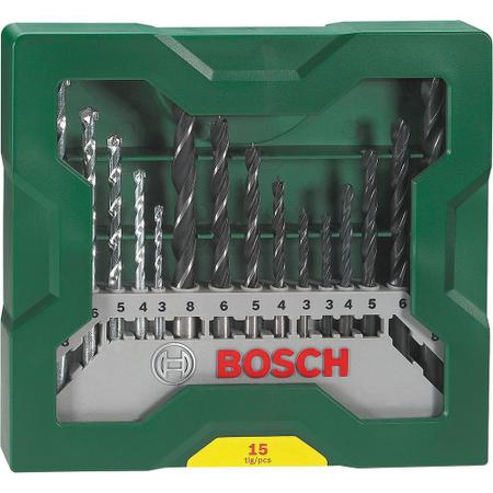 Set de Brocas Bosch X - Line para Madera / Concreto 15 Piezas - 918918