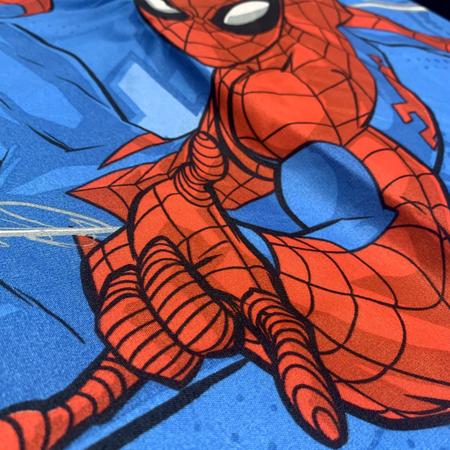 Jogo de Cama 2pç Microfibra Homem Aranha Spider Man Solteiro