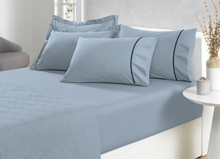 Jogo De Cama 3 Peças Casal 100% Algodão 180 Fios Karsten Imagem de Jogo De Cama 3 Peças Casal 100% Algodão 180 Fios Karsten