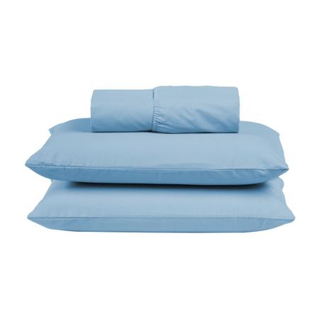 Jogo de Cama Box Casal 03 Peças Liso 100% Algodão Linha Prime Percal 300 Fios - MF ENXOVAIS Imagem de Jogo de Cama Box Casal 03 Peças Liso 100% Algodão Linha Prime Percal 300 Fios