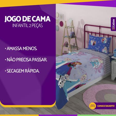 Imagem de Jogo de Cama Infantil 02 Peças Personagens Menino Menina
