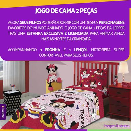 Jogo de Cama Infantil Microfibra 02 Peças Lepper - Barbie Reinos Magicos;