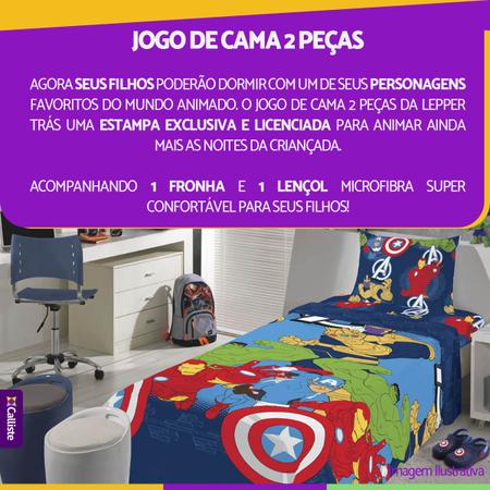 Jogo de Cama Infantil Microfibra 02 Peças Lepper - Barbie Reinos Magicos;