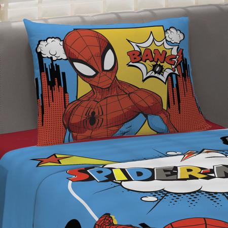 Jogo de Cama Infantil Homem Aranha Lepper