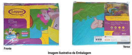 Imagem de Jogo De Cama Infantil Microfibra Batman Lepper 2 Peças