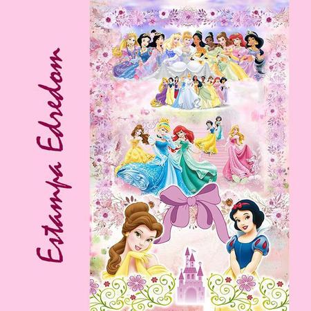 Imagem de Jogo De Cama Infantil Princesas 4 Peças Com Edredom Decor