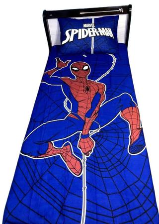 Jogo De Cama Infantil Homem Aranha Marvel Azul Escuro, Lojas Torra