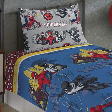 Jogo De Cama Infantil Homem Aranha 4 Peças Com Edredom Decor - Carrefour