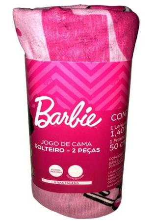 Conjunto Infantil Verão 2 peças Produto Licenciado Barbie Tam 4 a