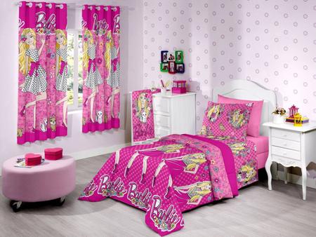 Jogo de Cama Solteiro 3 Peças Barbie 1,40x2,20 Lepper na Lojas Cerentini -  Casa & Decor em até 12x