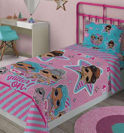 Jogo Roupa de Cama Infantil Menino e Menina Estampa Divertida Solteiro 2  pçs Fronha + Lençol Lepper - Jogo de Cama Infantil - Magazine Luiza