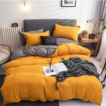 Jogo De Cama Solteiro Completo 7 Peças Amarelo Decor - Casa Da Fama Imagem de Jogo De Cama Solteiro Completo 7 Peças Amarelo Decor