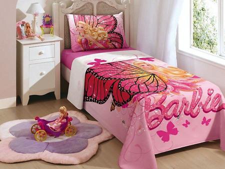 Jogo cama infantil barbie