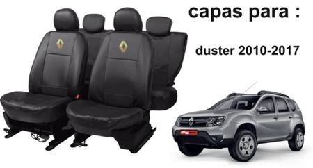 Imagem de Jogo de Capas de Couro Impermeável para Renault Duster 2011 a 2012 com Capa de Volante