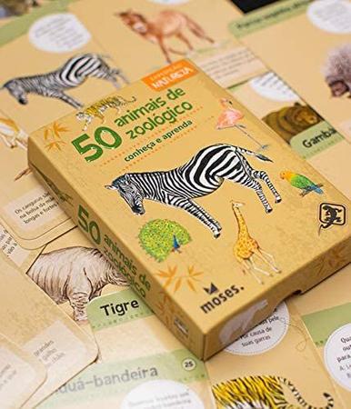 50 Dinossauros Jogo de Cartas Educativos. - Galápagos - Deck de Cartas -  Magazine Luiza