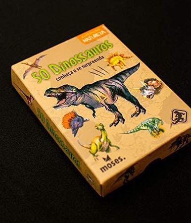 Jogo de Cartas - 50 Dinossauros - Galápagos