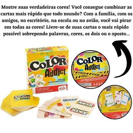 Color Addict Jogo Com 110 Cartas Cores E Nomes Original - Copag