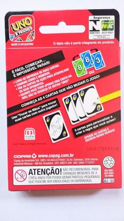 Kit 2 Jogos Carta Uno Mattel Copag Original Lacrado + Brinde