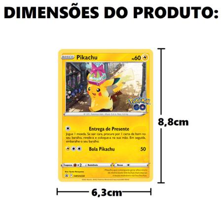 Jogo de Cartas Pokémon - Blister Quadruplo - Pokémon GO - Pikachu