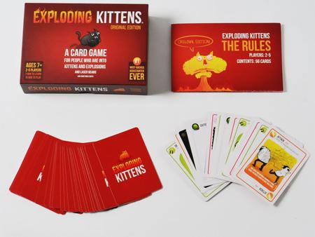 Exploding Kittens - Jogo de Cartas - Galápagos Jogos (em português