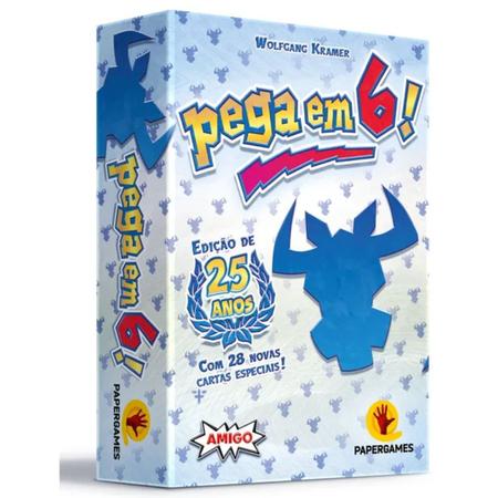 Jogo de Cartas Card Game Pega em 6! - Papergames - Paper Games - Jogos de  Cartas - Magazine Luiza