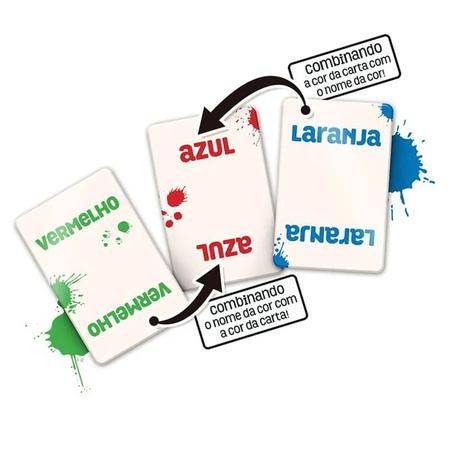 JOGO DAS CORES - Sequência de Cores, Coordenação Motora - 24 cartelas de  cores - Costurices de Lis - Outros Jogos - Magazine Luiza