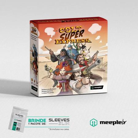 Imagem de Jogo de cartas colt super express - meeple - com sleeves slim