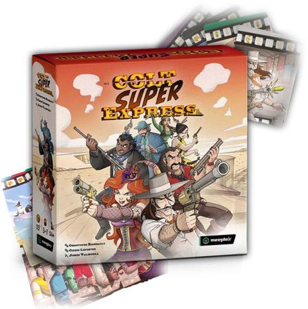 Imagem de Jogo de cartas colt super express - meeple - com sleeves slim