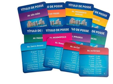 Jogo Banco Imobiliário - Década de 80 (Estrela) - Shopping Máquina do Tempo