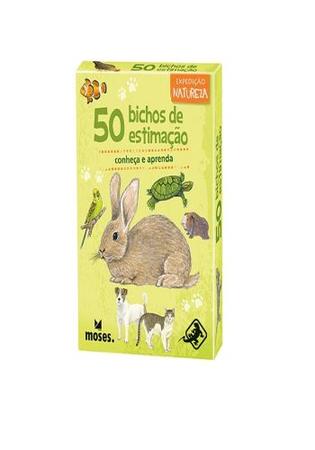 Jogo De Cartas Educativo 50 Bichos E Animais De Estimação - Galápagos Jogos  - Jogos de Cartas - Magazine Luiza