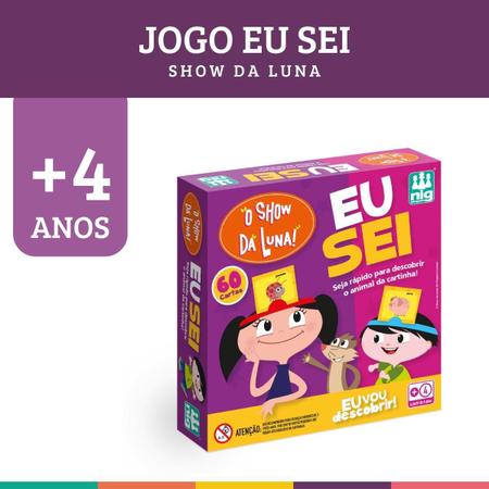 Imagem de Jogo de Cartas Eu Sei Show da Luna Nig Brinquedos