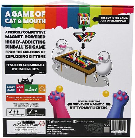 Jogo de Cartas Gato e Boca - Diversão em Família com Gatinhos Fofinhos -  Exploding Kittens LLC - Deck de Cartas - Magazine Luiza