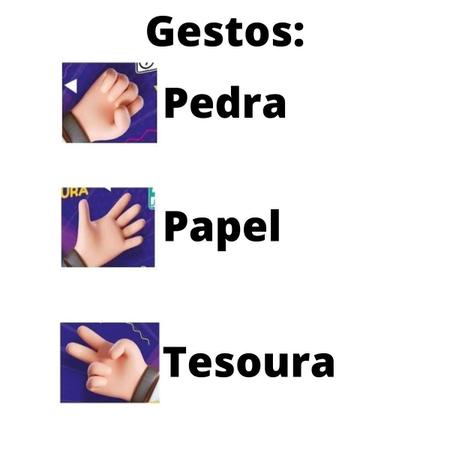 Vamos jogar:Pedra, papel e tesoura