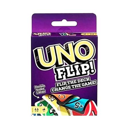 Imagem de Jogo de Cartas Mattel Uno Flip - Diversão em Família para Crianças