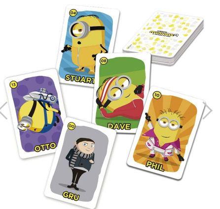 Jogo de Cartas Minions 2 4 Jogos em 1