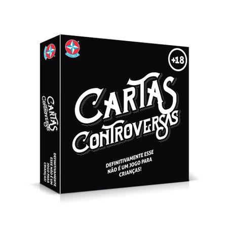 Jogo Cartas Controversas Estrelas Brinquedos +18 - Jogos de Cartas -  Magazine Luiza