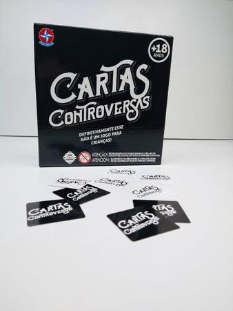Jogo Cartas Controversas Estrelas Brinquedos +18 - Jogos de Cartas -  Magazine Luiza