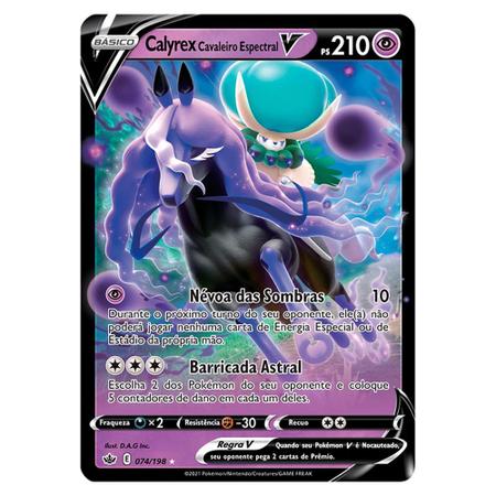 Jogo de Cartas Pokemon Baralho Batalha de Liga Calyrex V