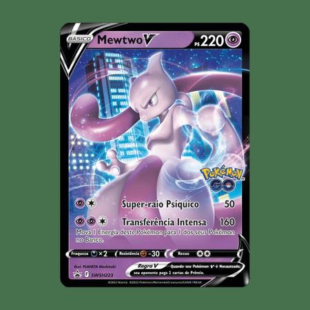 Carta Pokemon Mewtwo V Português Card Original Copag Pokémon Go