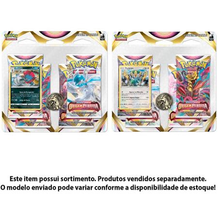 Blister(pacote)Quadruplo Pokemon Origem Perdida 25 Cartas (ALEATÓRIO) -  Copag - Deck de Cartas - Magazine Luiza