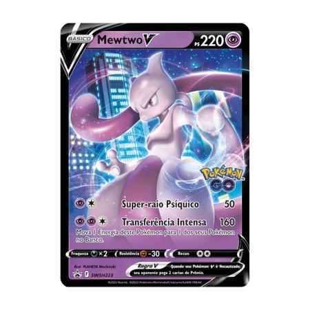 Pokémon TCG Pokémon GO Mewtwo V Battle Deck (60 Cartas, Rea - Pokemon -  Deck de Cartas - Magazine Luiza