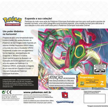 Triple Pack Pokémon Eevee Espada e Escudo 7 Céus em Evolução Copag - 30659