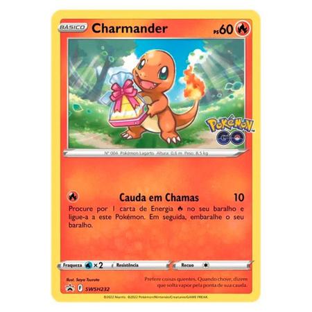 Jogo de Cartas - Pokemon Go - Blister Triplo - 19 Cartas - Charmander -  Copag - Deck de Cartas - Magazine Luiza
