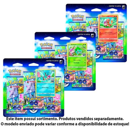 Blister Triplo Pokémon Go Copag - Bulbasaur - Deck de Cartas - Magazine  Luiza