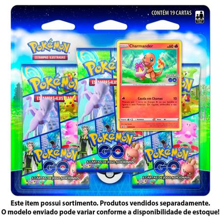 Blister Triplo Cartas Pokémon Tcg Pokémon Go Sortido