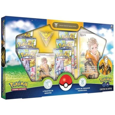 Jogo de Cartas Pokemon GO Box Especial Treinadores Copag - Deck de