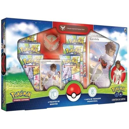 Jogo de Cartas Pokemon GO Box Especial Treinadores Valor Copag