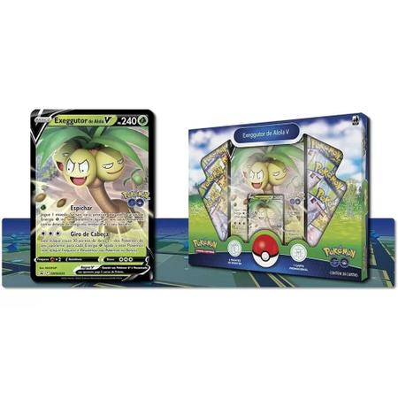 Pokémon Go Box de Coleção TCG Exeggutor de Alola V - Copag - Deck de Cartas  - Magazine Luiza