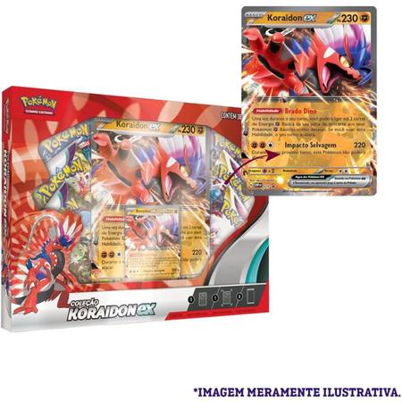 Jogo de Cartas Pokémon Box Mega Copag